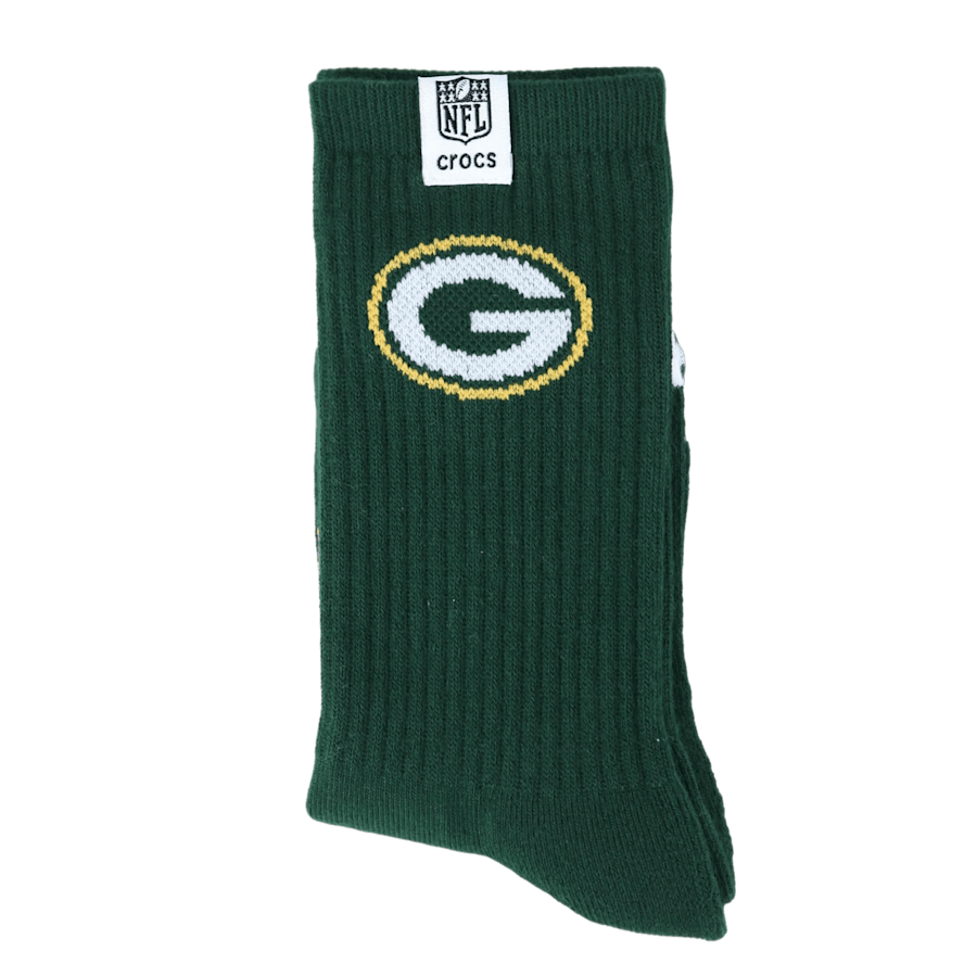 Men NFL Green Bay Packers Crocs Socks | Crocs Outlet