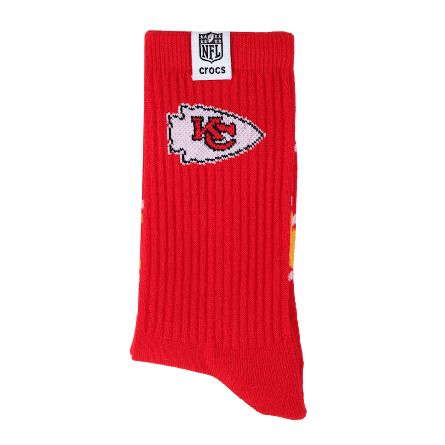Men NFL Kansas City Chiefs Crocs Socks | Crocs Discount