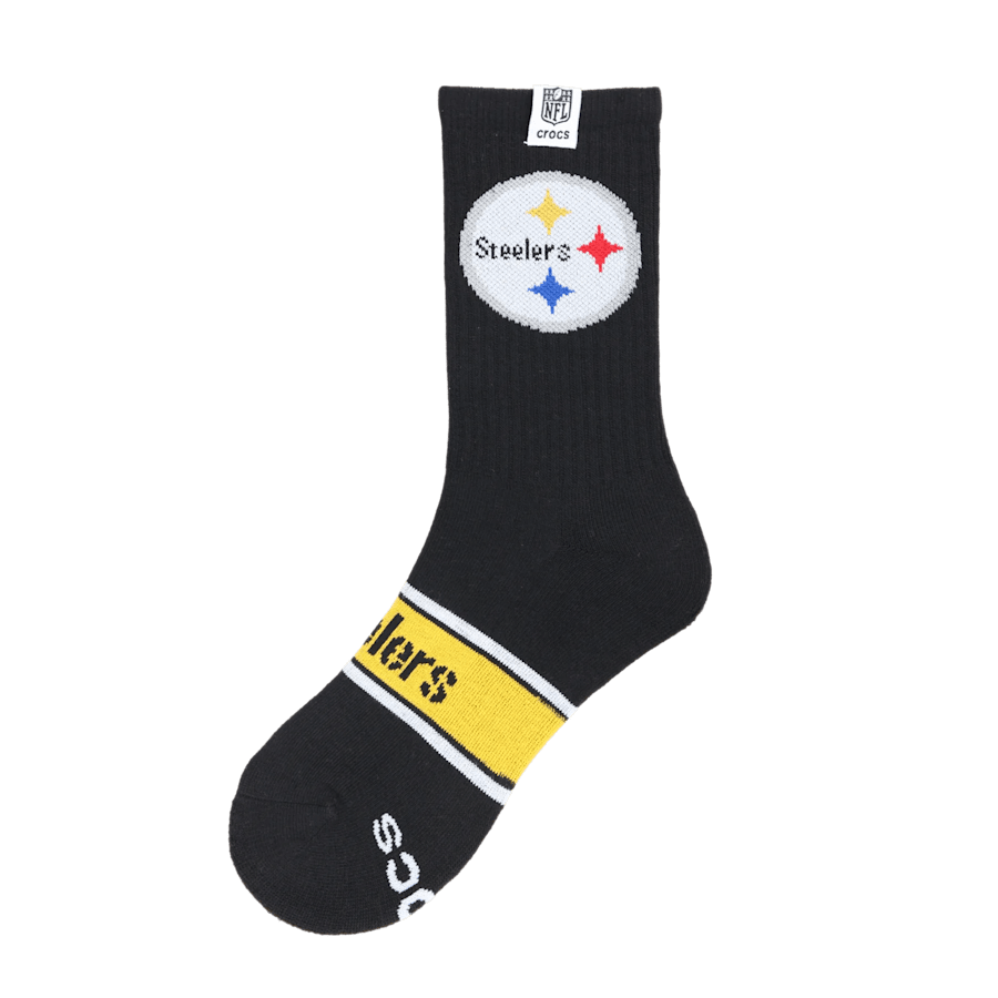 Men NFL Pittsburgh Steelers Crocs Socks | Crocs For sale