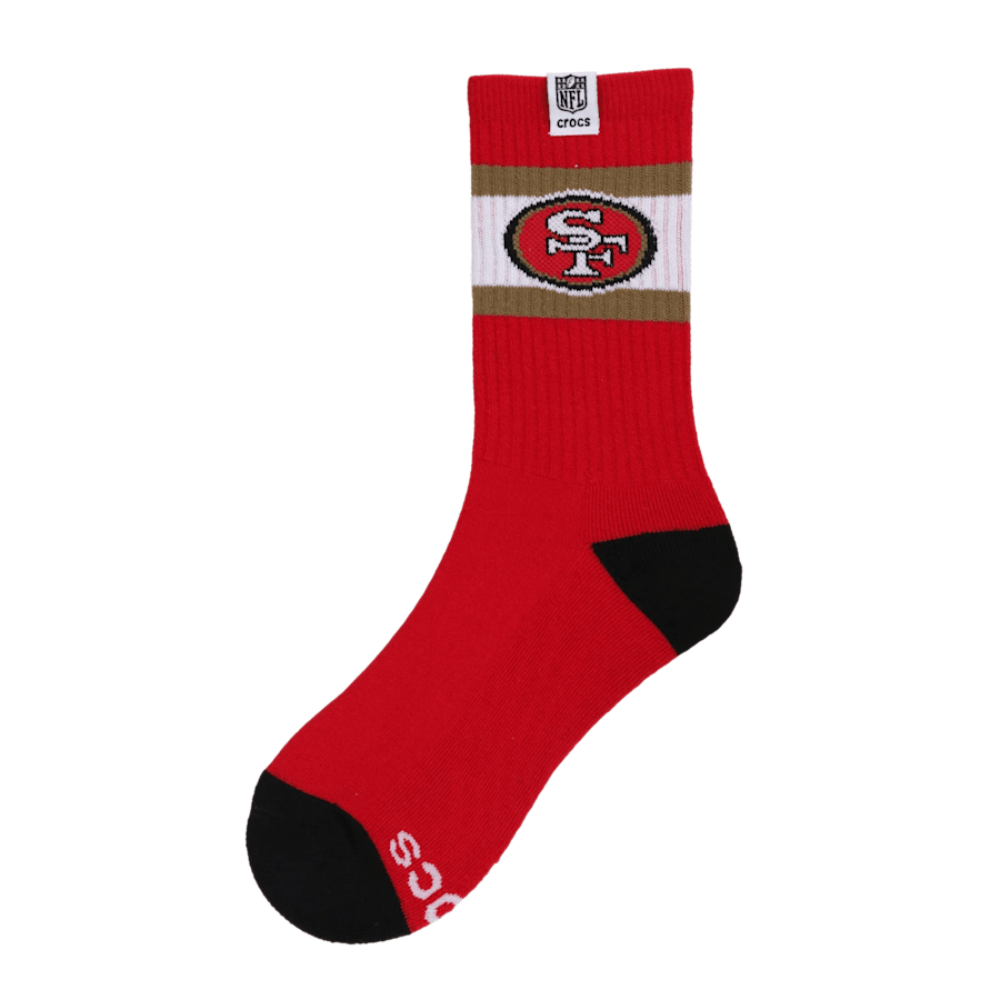 Men NFL San Francisco 49ers Crocs Socks | Crocs