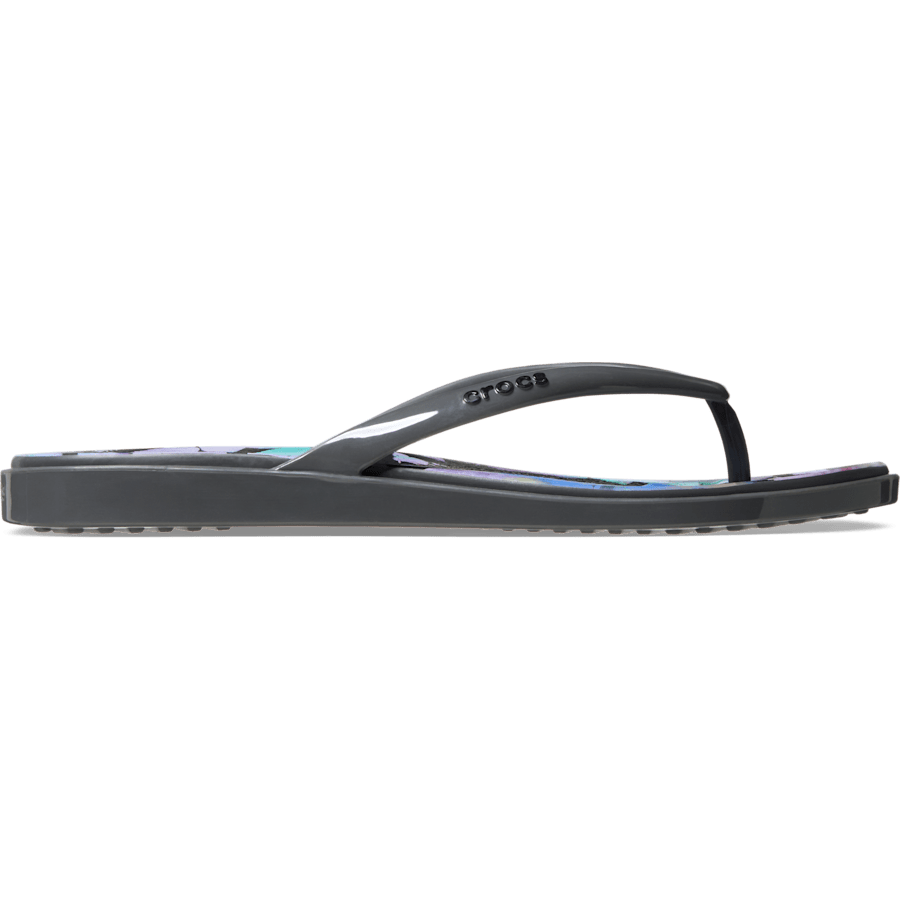 Women Miami Round Toe Dark Floral Flip | Crocs Online